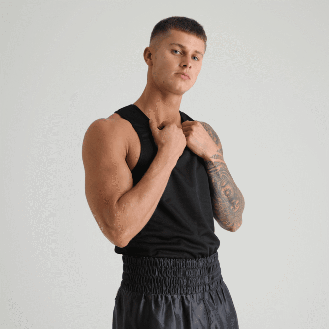 Black Boxing Vests