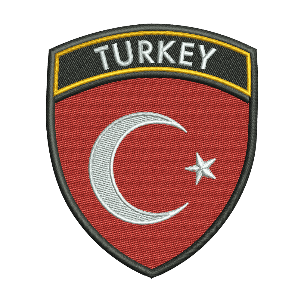 Turkey Flag Crest