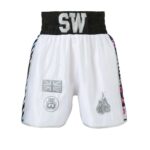 White Jungle Metric Customisable Boxing Shorts