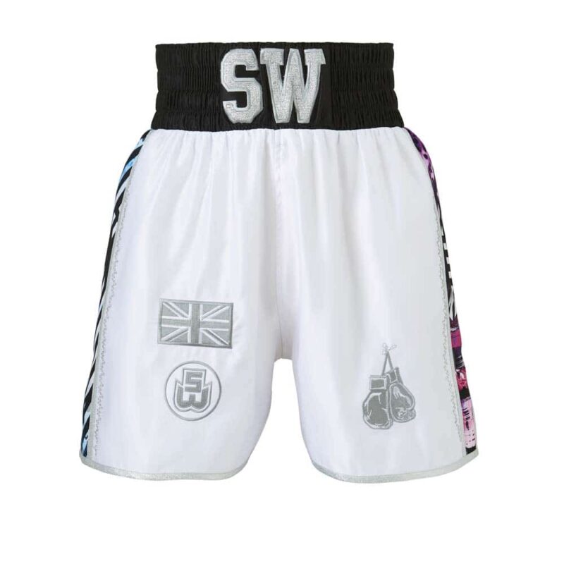 White Jungle Metric Customisable Boxing Shorts White Jungle Metric Customisable Boxing Shorts