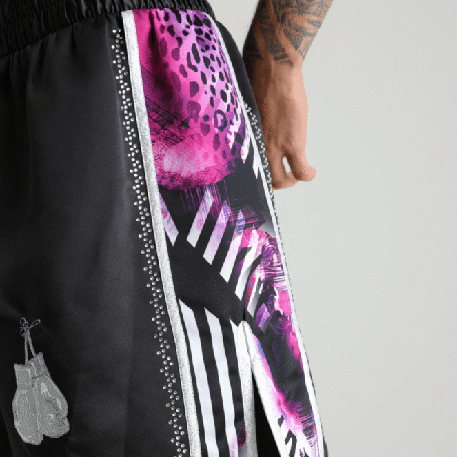 Jungle Metric Pink Side Panel Detail