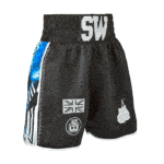 Black Jungle Metric Customisable Boxing Shorts Side
