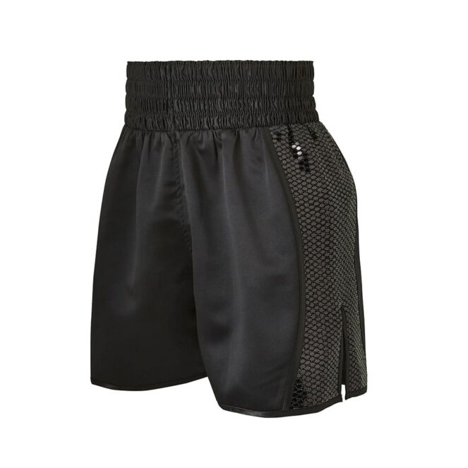 Black Sparkle Customisable Boxing Shorts