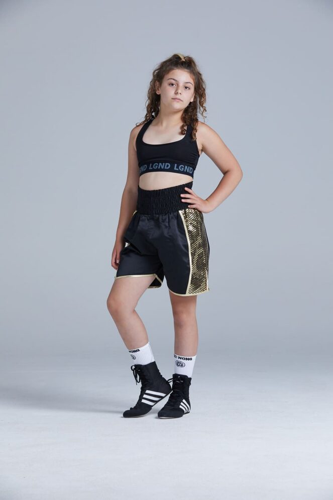 Girls Sparkle Boxing Shorts