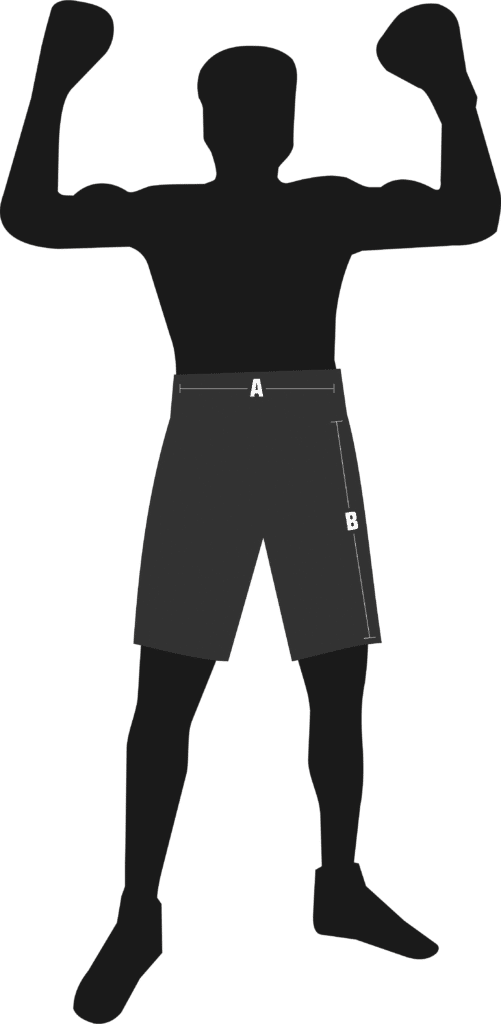 Standard Boxing Shorts Measurements