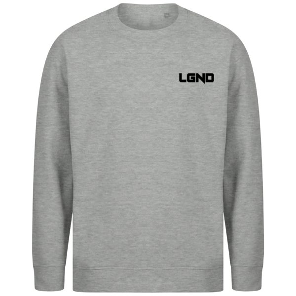 Front LGND Heather Grey Sweater