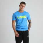LGND Victory Blue with Yellow Logo T-Shirt on Boxer