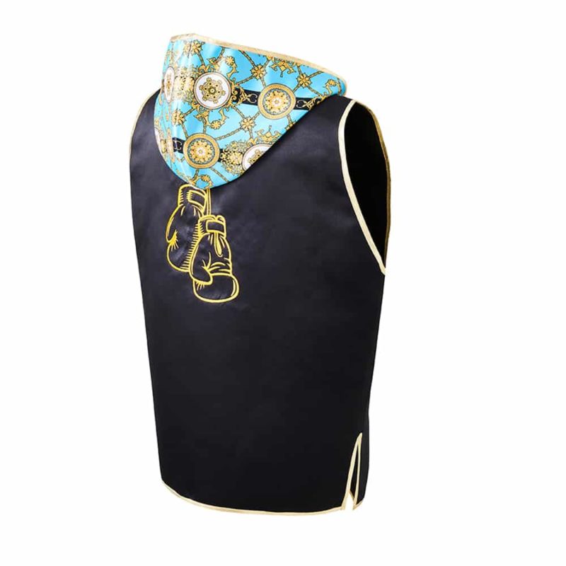 Black Back Royality Custom Boxing Ring Jacket