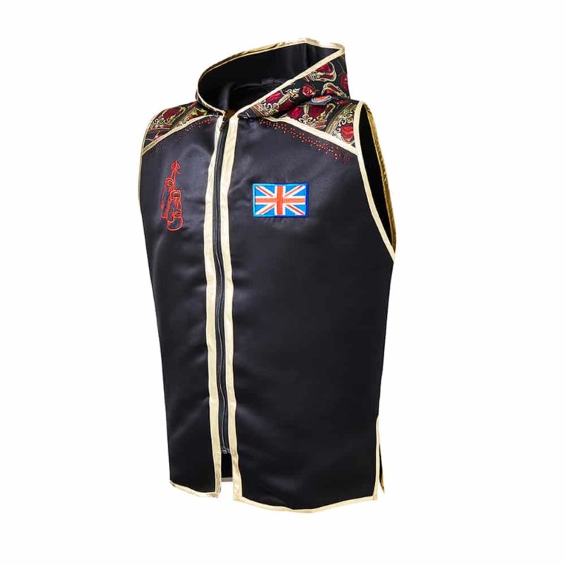 Black Side Crown Jewels Custom Boxing Ring Jacket