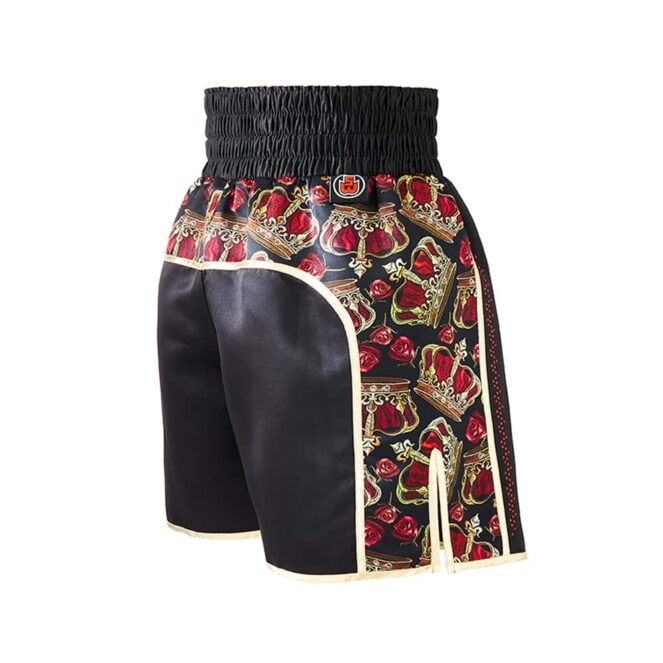 Black Side Crown Jewels Custom Boxing Shorts