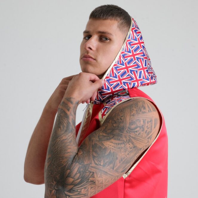 Juibilee Custom Boxing Ring Jacket with Union Jack Detail