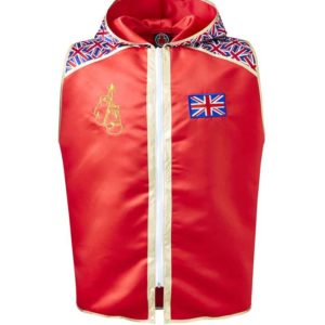 Jubilee Red British Custom Boxing Ring Jacket