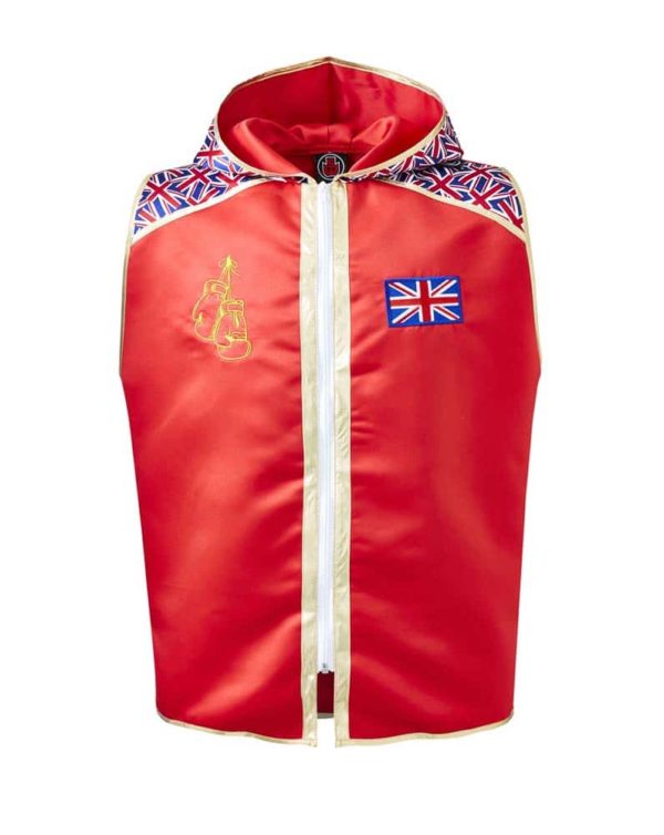 Jubilee Red British Custom Boxing Ring Jacket