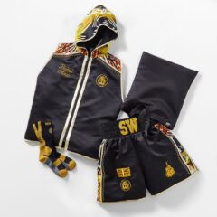 Black & Gold Jungle Metric Bling Boxing Kit Bundle
