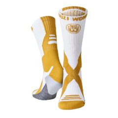 Suzi Wong X-Sole Boxing Socks White Gold