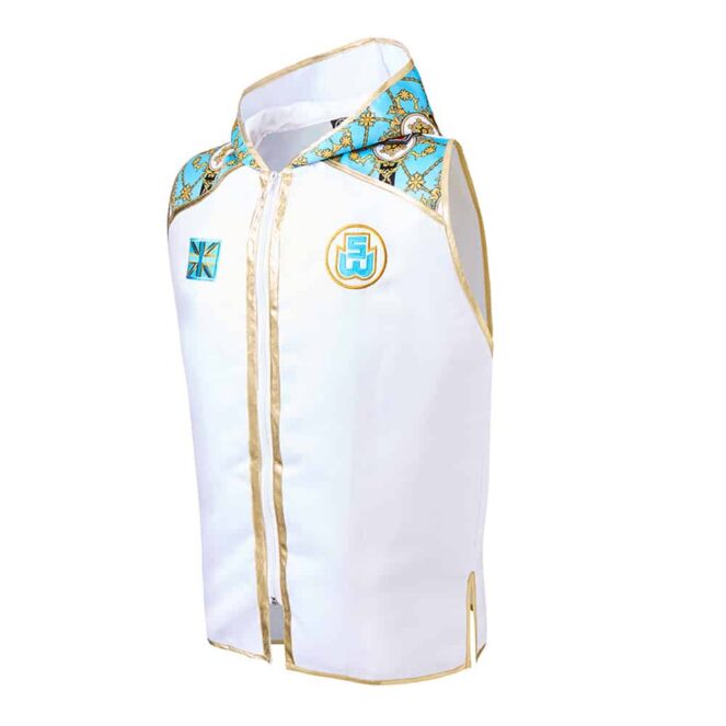 White Side Royality Custom Boxing Ring Jacket
