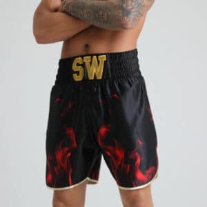 Flame Customisable British Made Boxing Shorts