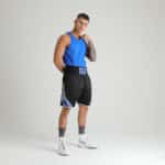 Blue Boxing Vest and Imortal Shorts