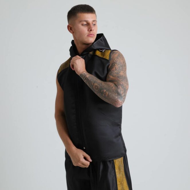 King Cobra Mustard Snake Skin Boxing Shorts