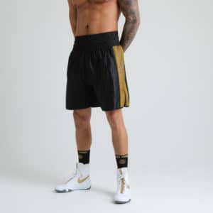 King Cobra Mustard Snake Skin Boxing Shorts on Boxer
