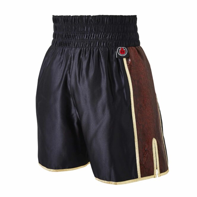 King Cobra Brown Snake Skin Boxing Shorts Back