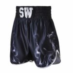 Black & Grey Smoke Customisable Boxing Shorts