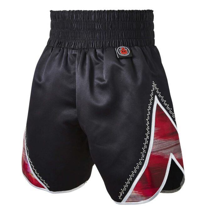 Red Immortal Red Boxing Shorts Back