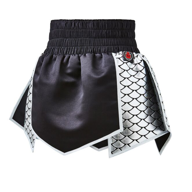 Mermaid Shine Fish Scale Gladiator Boxing Shorts Back