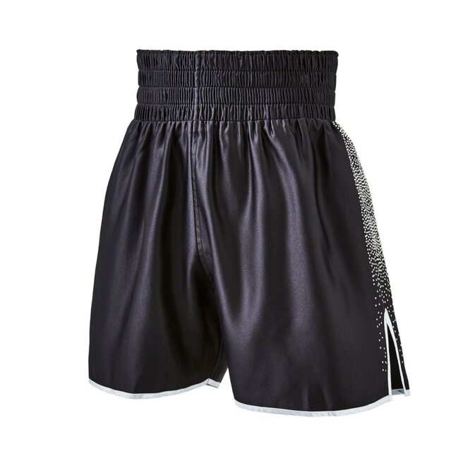 Silver Crystal Covered Handmade Boxing Shorts