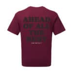 Ahead Of All The Rest Maroon LGND T-Shirt with Boxing Gloves Graphic
