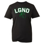 Black T-Shirt with green boxing gloves