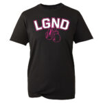 Black T-Shirt with pink boxing gloves
