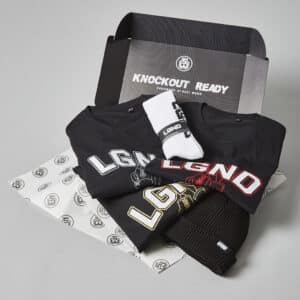 LGND Boxing Gloves Tee & Accessories Gift Box Bundle