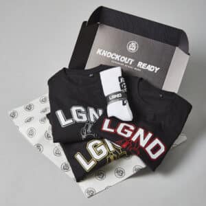 LGND Boxing Gloves Tee & Socks Gift Box Bundle