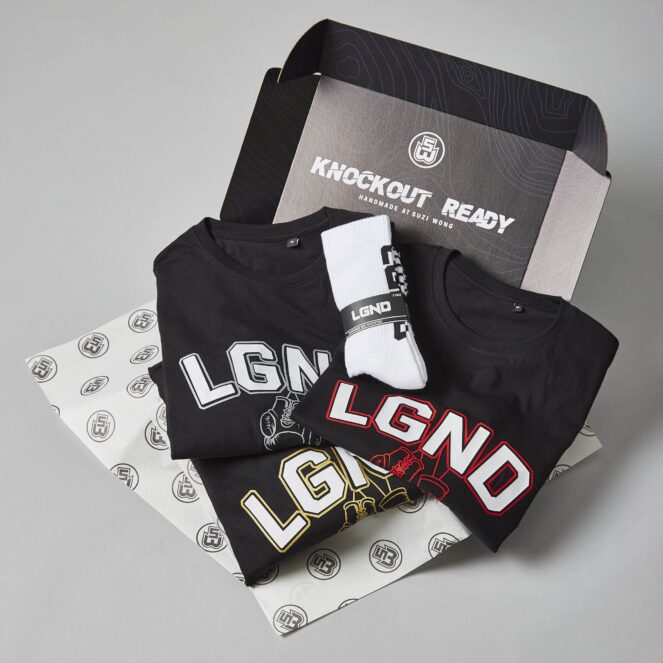Suzi Wong Gift Box with 3 T-Shirts and Socks