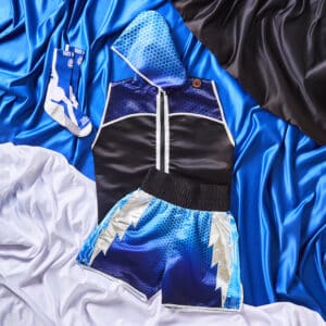 Lightning Hex Blue and Black Boxing Kit Bundle