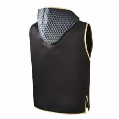 Suzi Wong Lightning Hex Ring Jacket Black & Gold Back