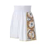 Greco White Boxing Shorts