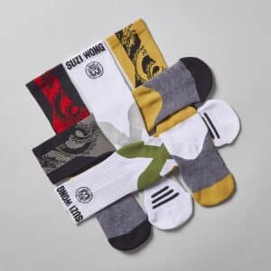 suzi wong limited edition dragon boxing socks