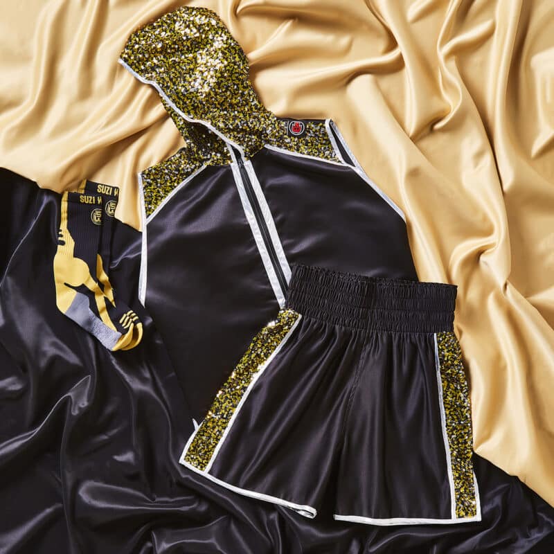 Glitz Gold Sequin Boxing Kit Bundle