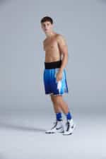 Blue Lightning Hex Customisable Boxing Shorts