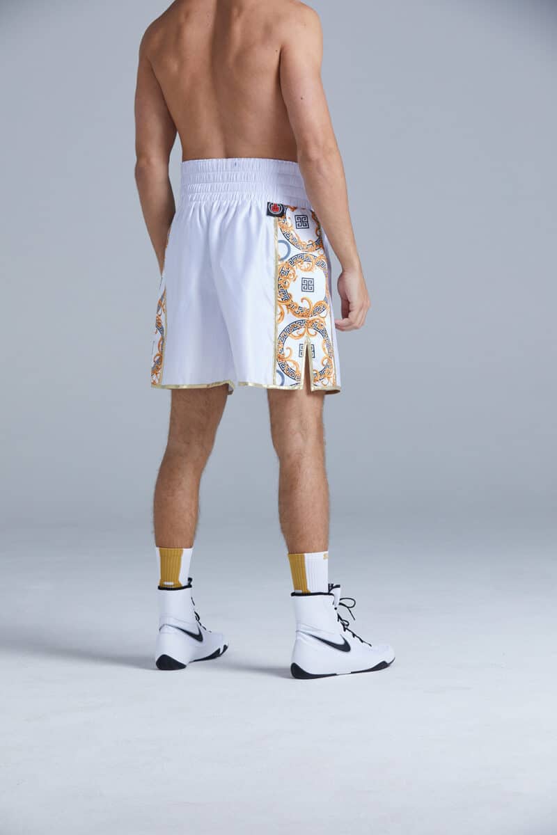 Mens Greco Boxing Shorts Back