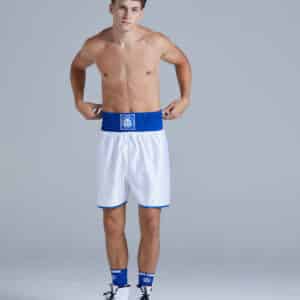 Mens SW Contrast Blue Amatuer Boxing Shorts
