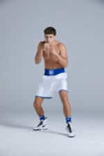 Mens SW Contrast Blue Amatuer Boxing Shorts