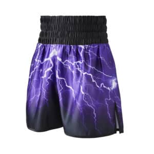 Purple Lightning Boxing Shorts