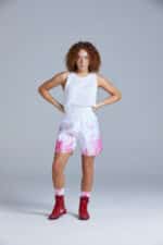 Women's Pink Smoke Boxing Shorts