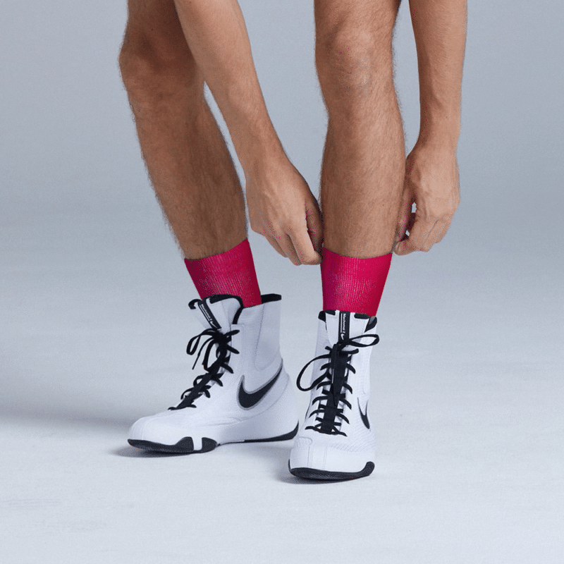 Pink Boxing Socks