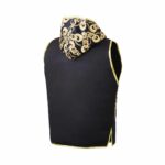 Black and Gold Customisable Chains Boxing Ring Jacket