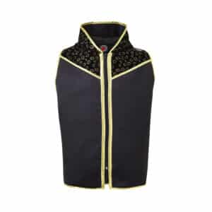 Crusade Boxing Ring Jacket Front Black & Gold