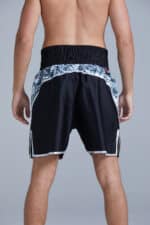 Black and Grey Camo Boxing Shorts on Boxer